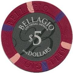 A Bellagio $5 casino chip