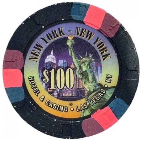 A New York-New York $100 casino chip