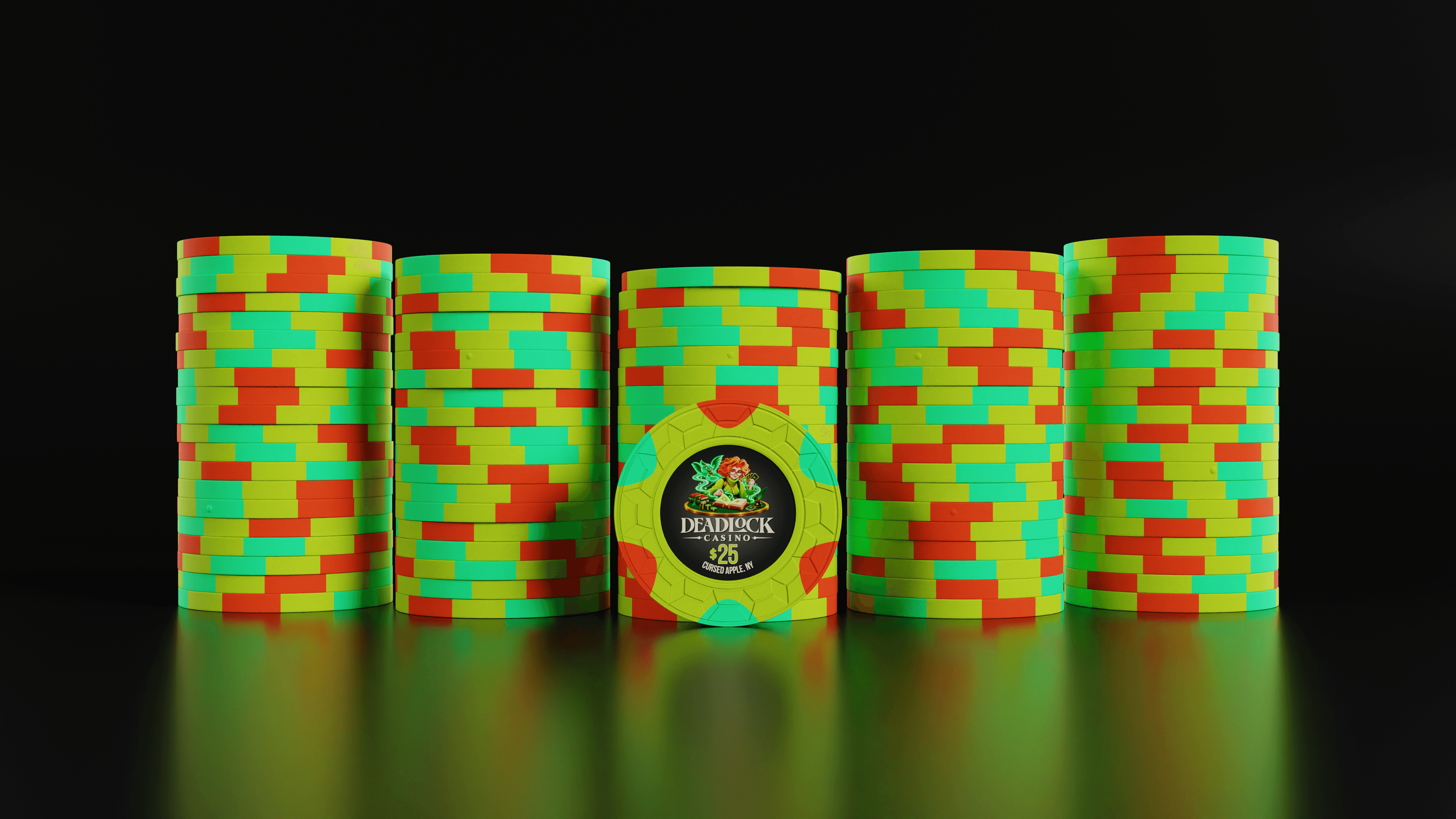 Deadlock Casino — $25 chips