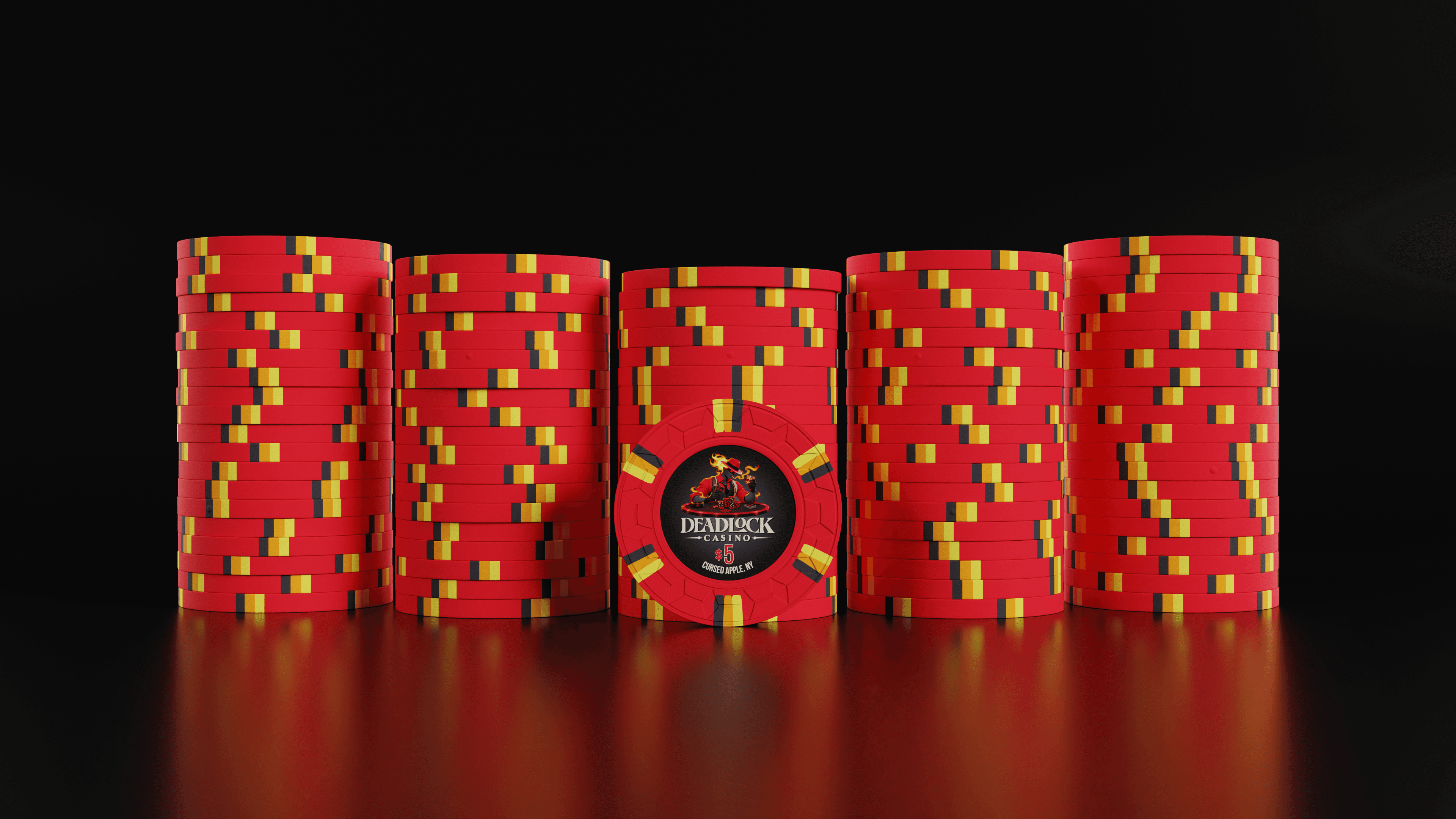 Deadlock Casino — $5 chips