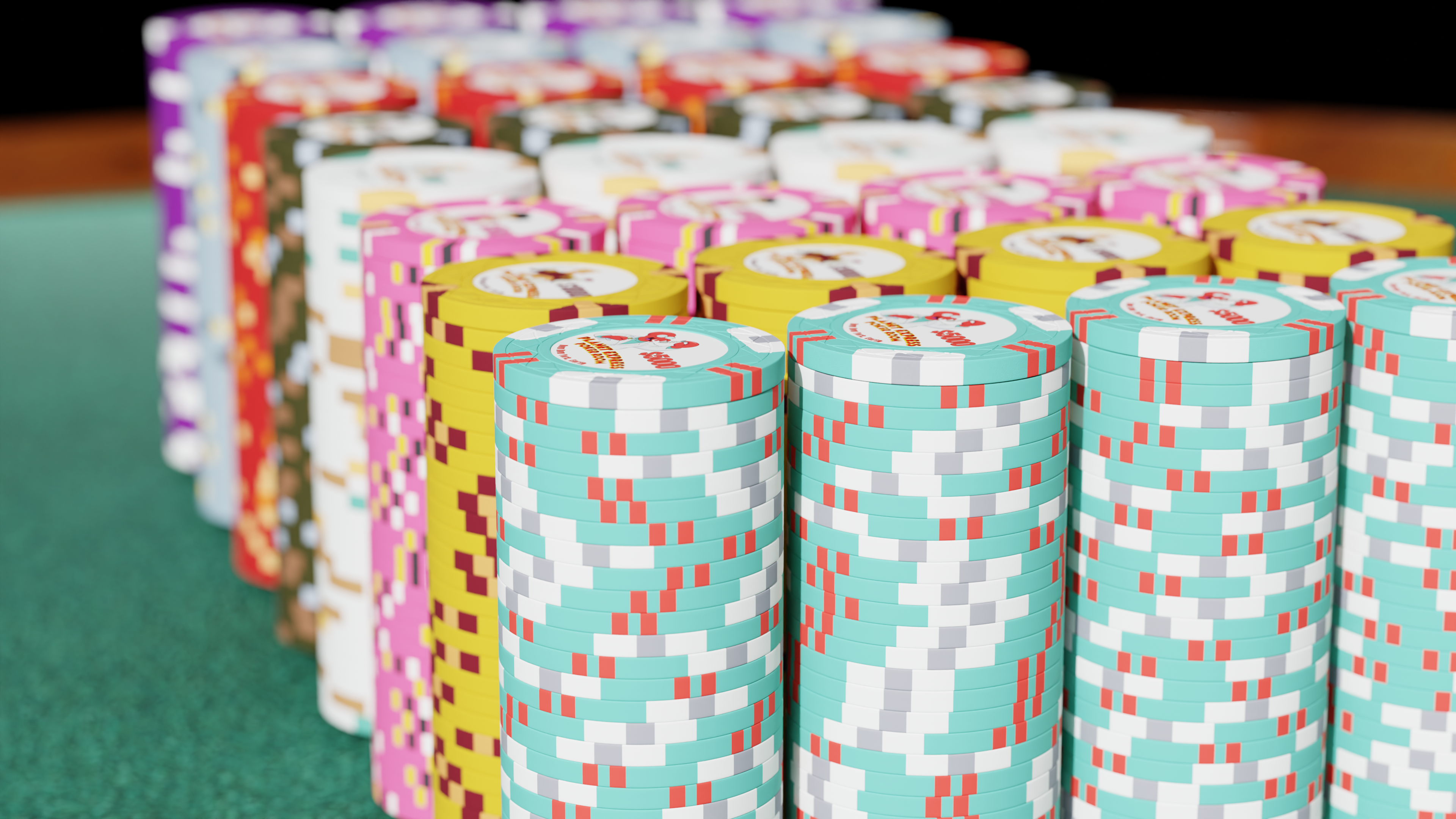 Planet Express Poker Room chips