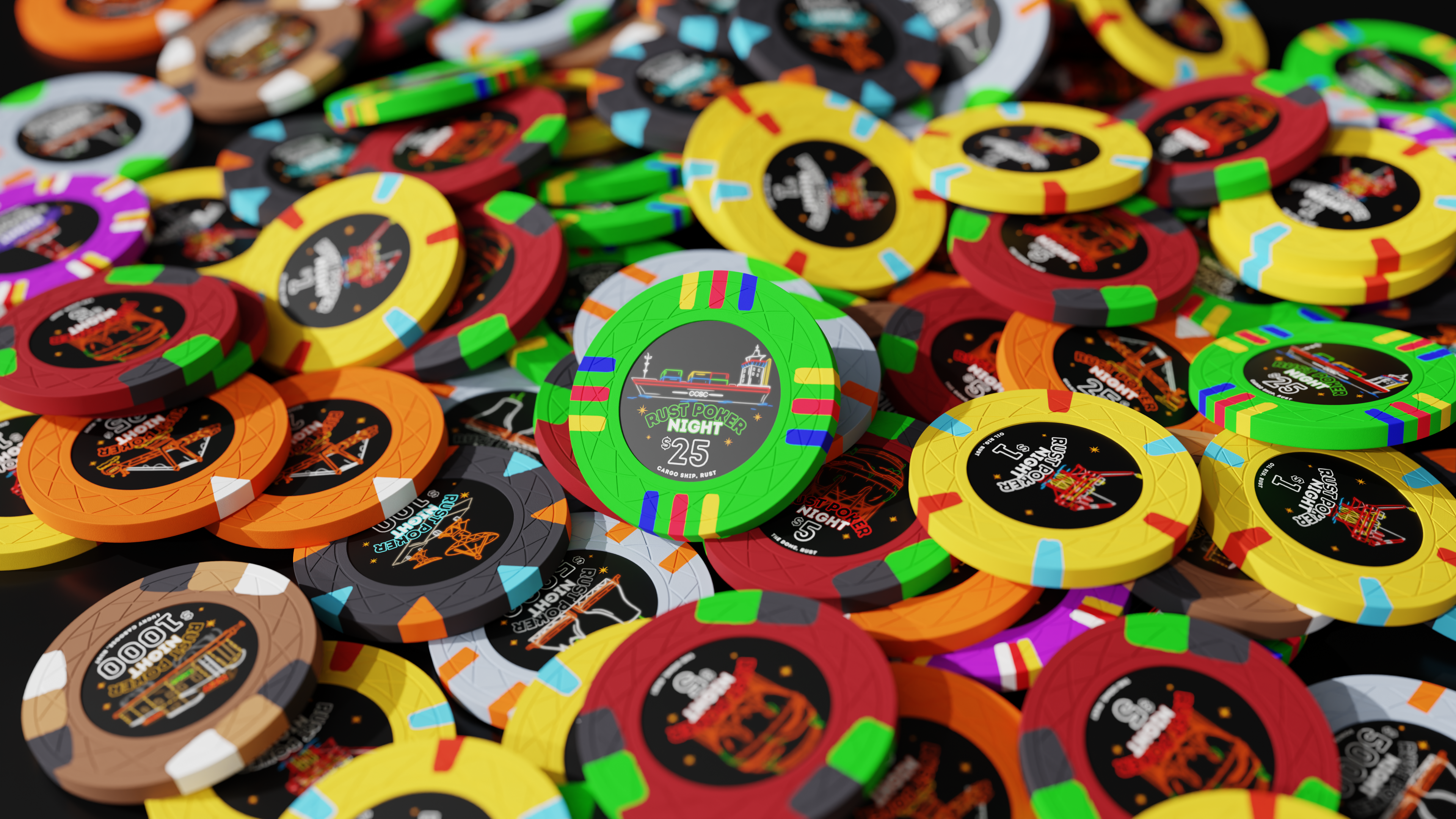Rust Poker Night chips