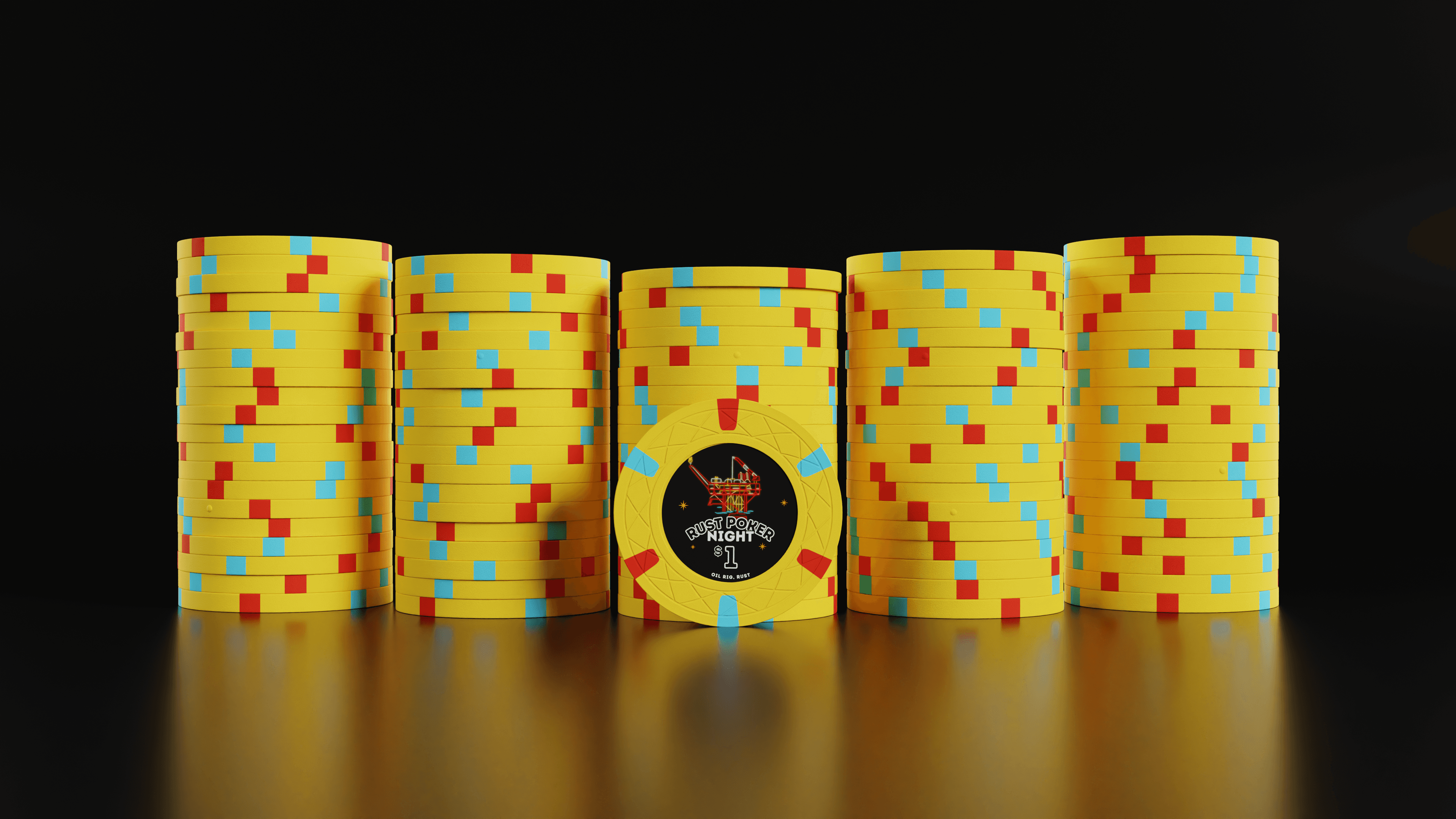 Rust Poker Night — $1 chips