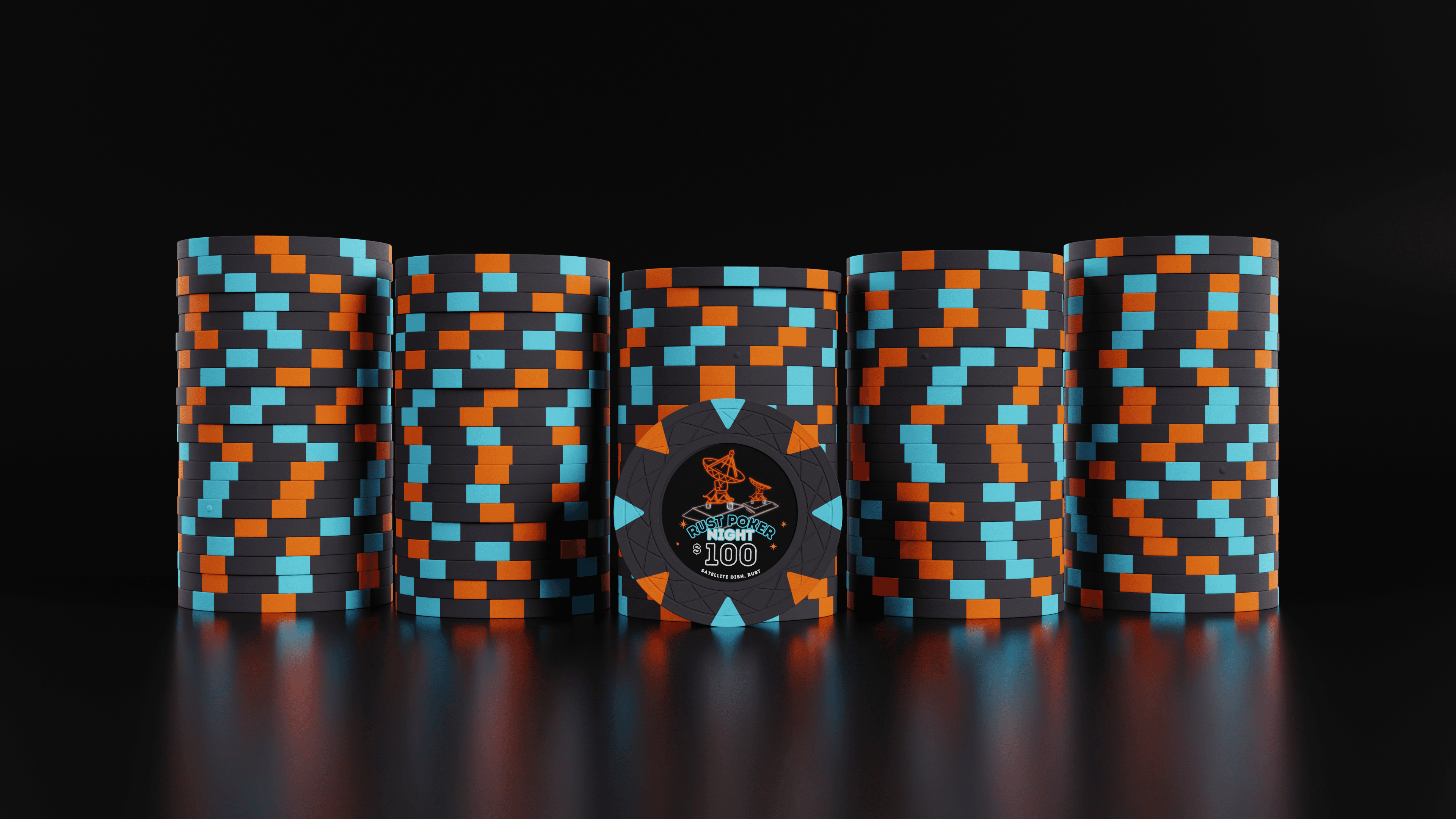 Rust Poker Night — $100 chips