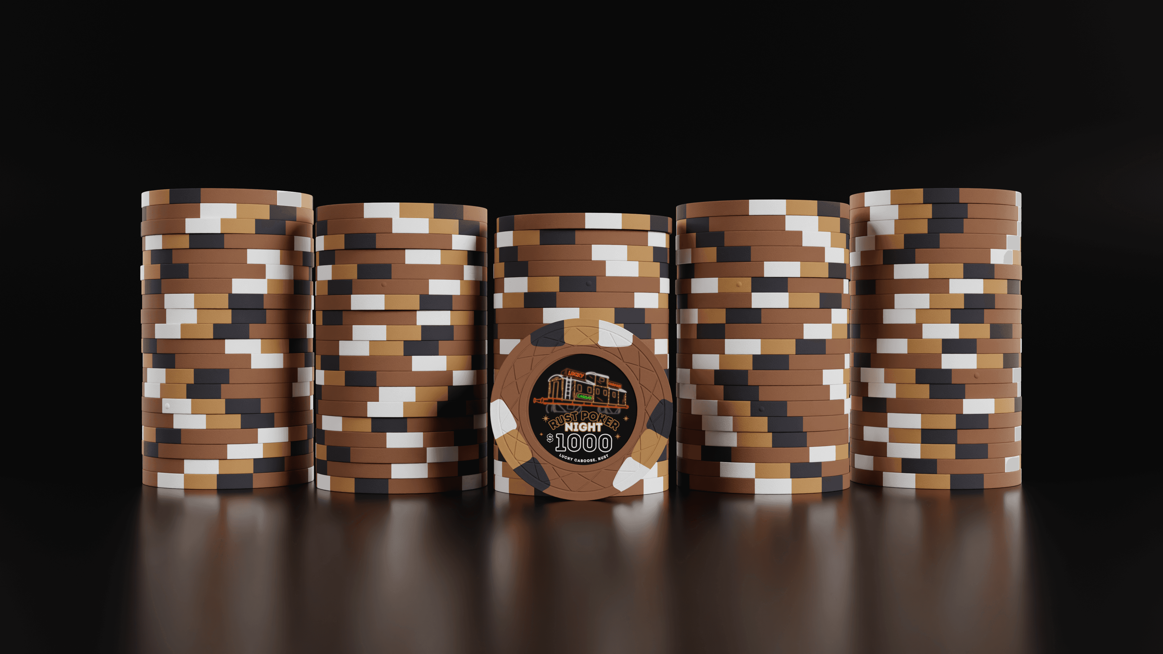 Rust Poker Night — $1,000 chips