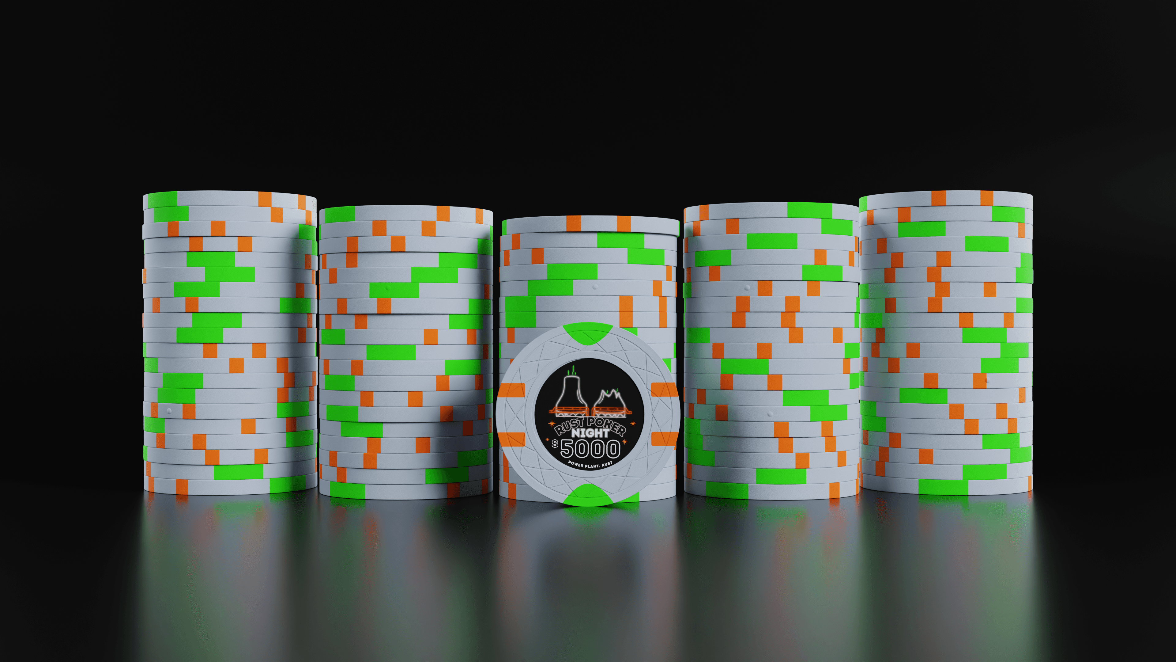 Rust Poker Night — $5,000 chips