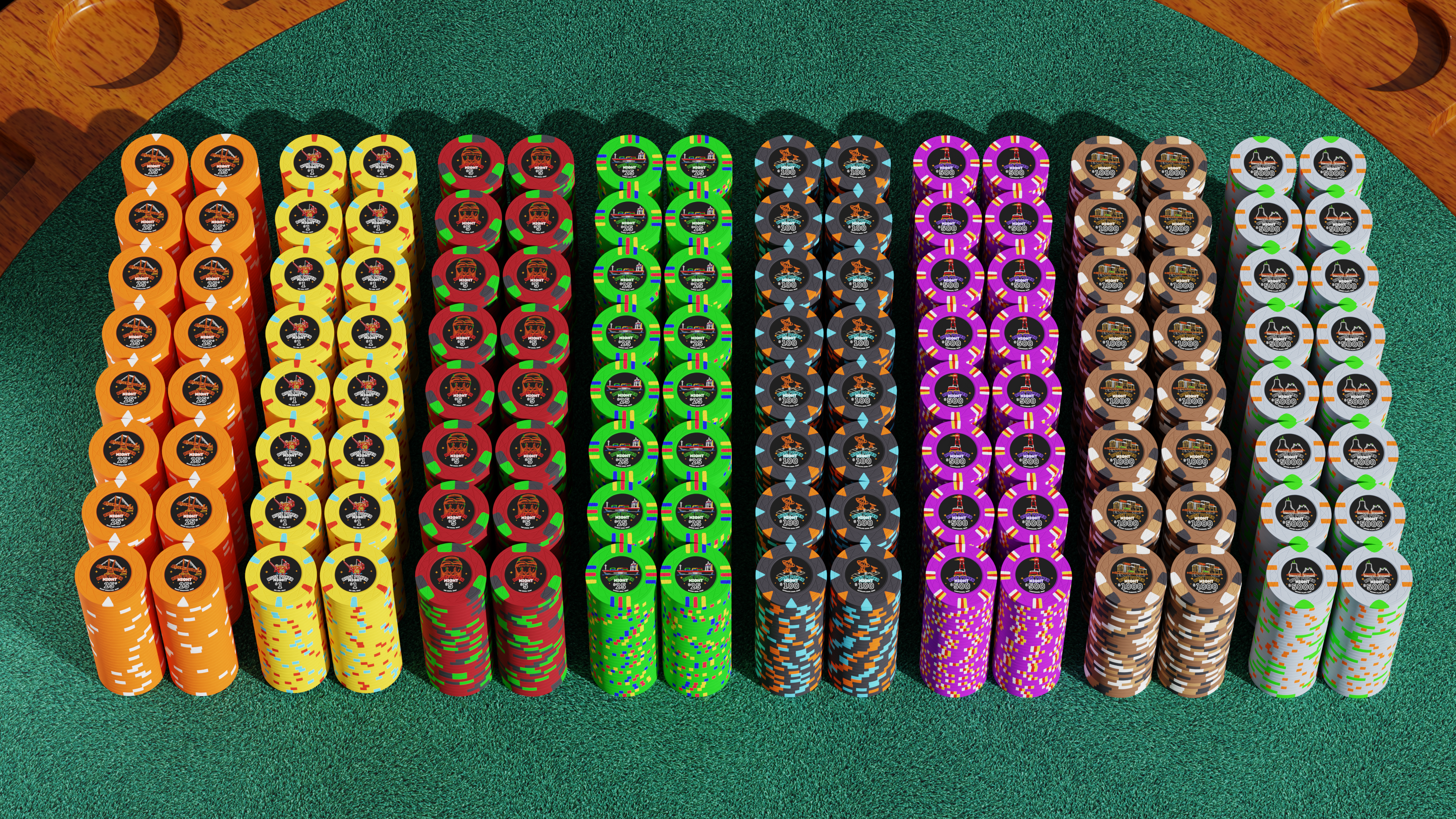 Rust Poker Night chips