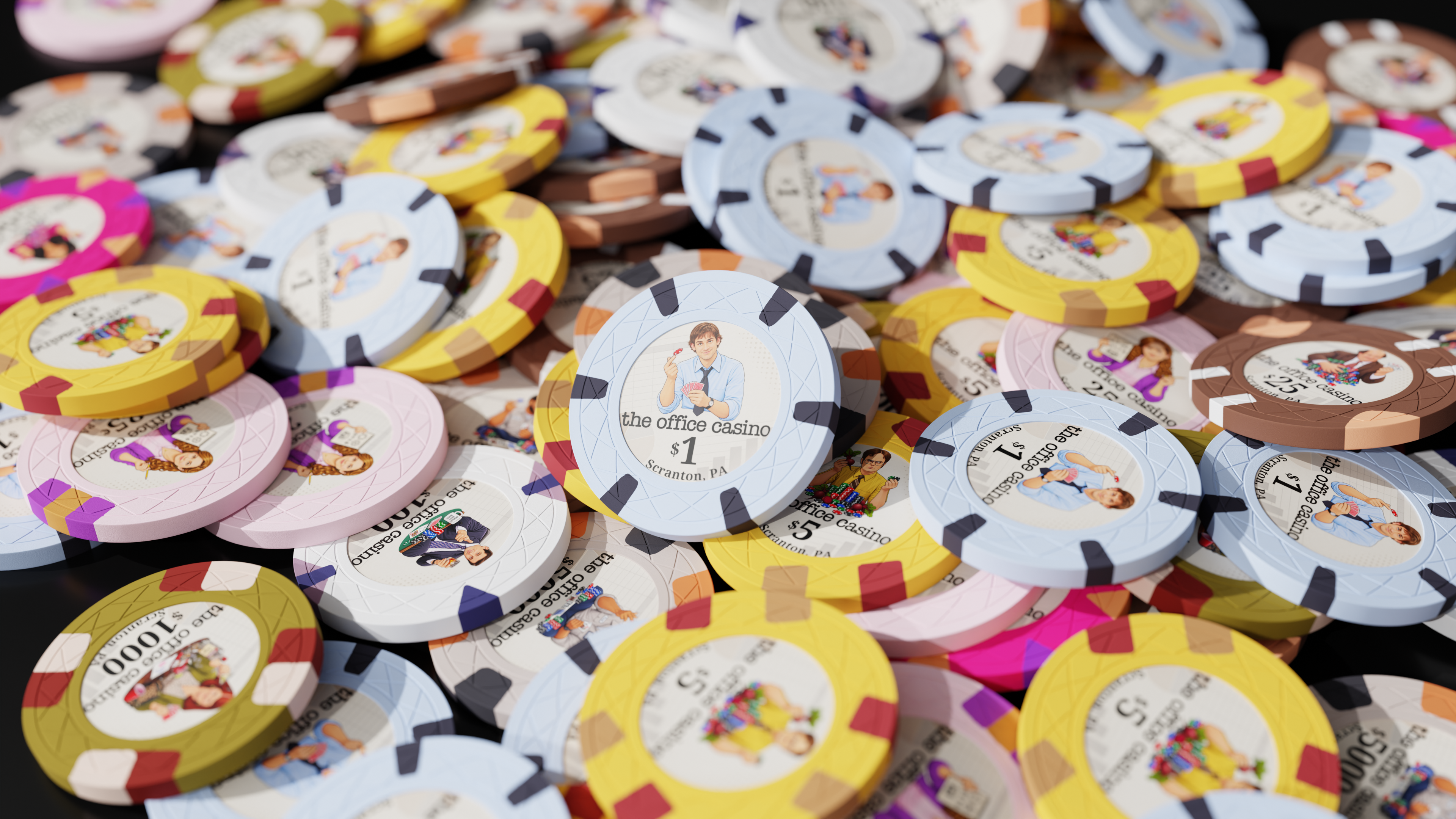 The Office Casino chips