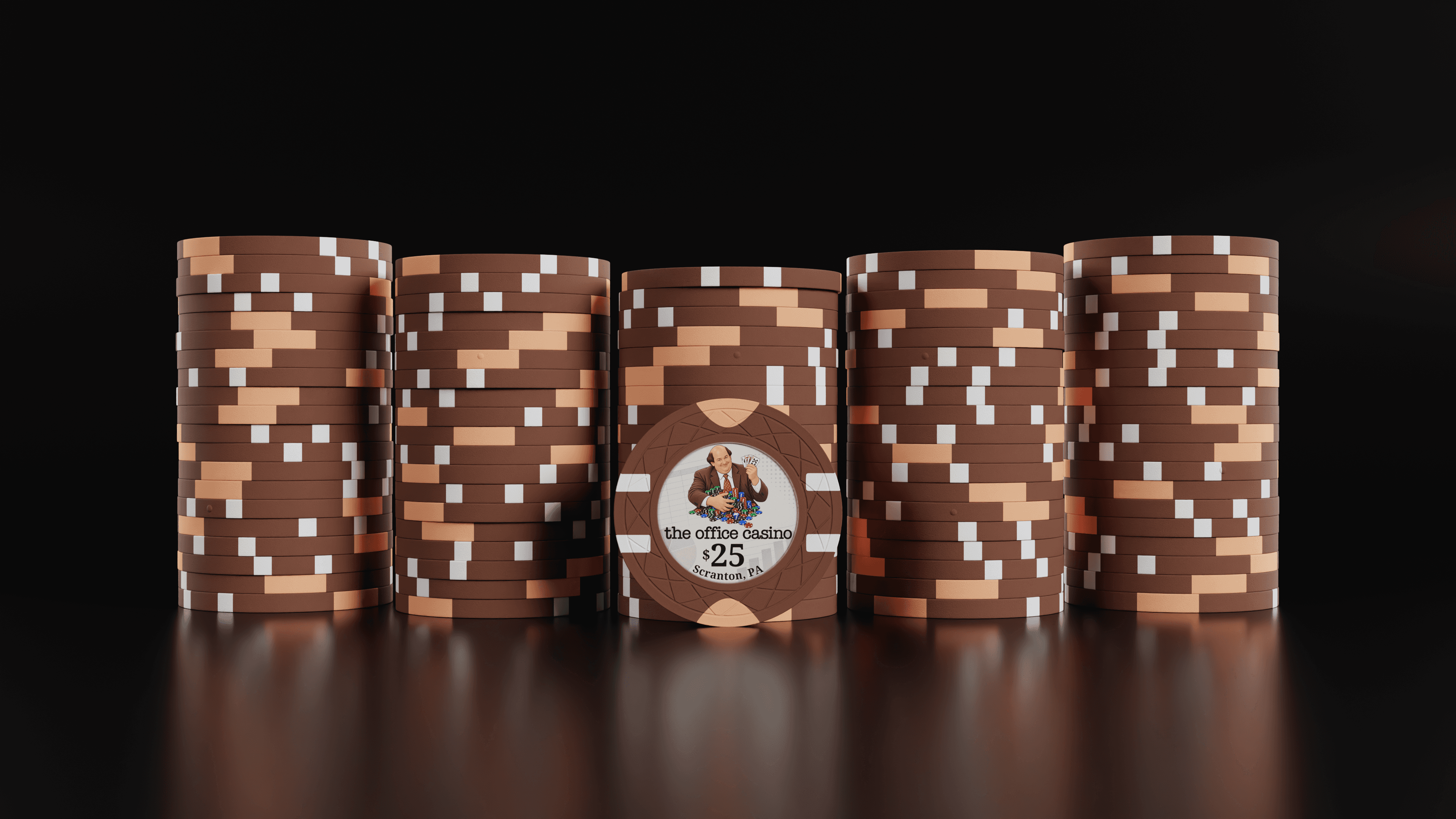 The Office Casino — $25 chips
