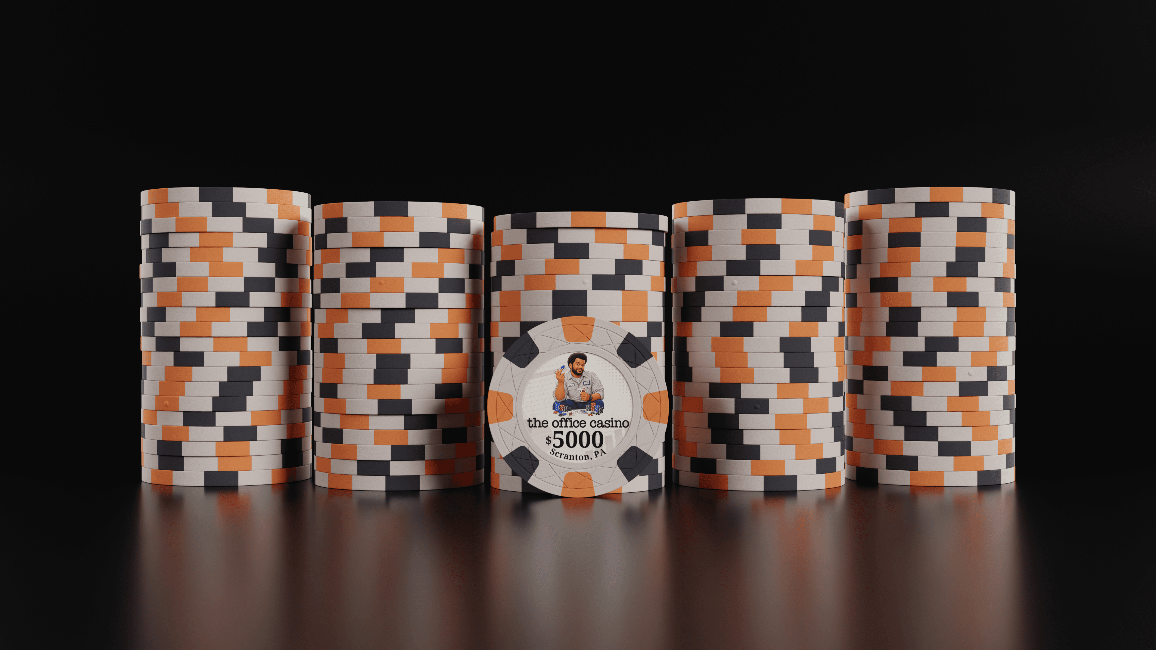 The Office Casino — $5,000 chips