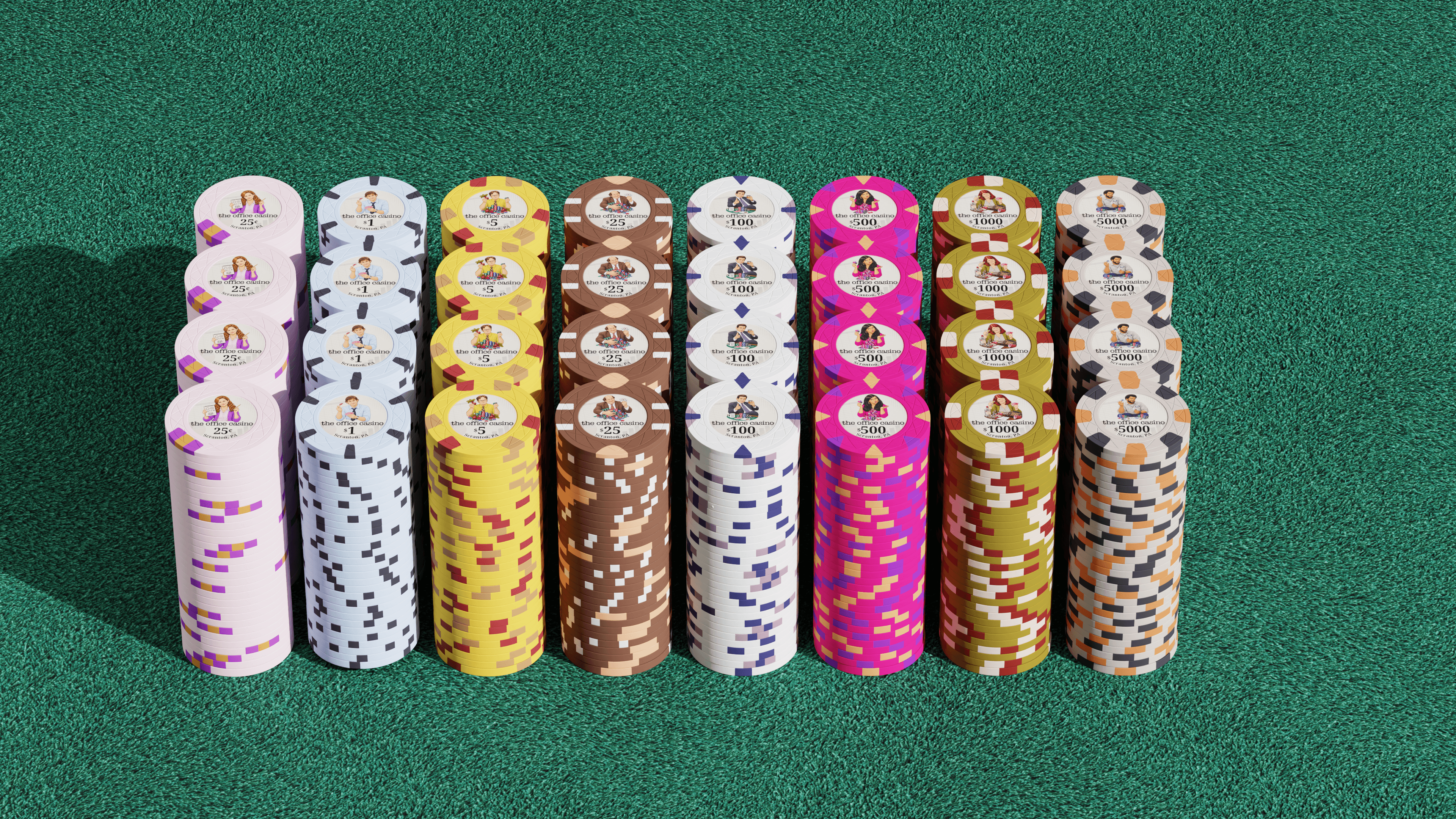 The Office Casino chips