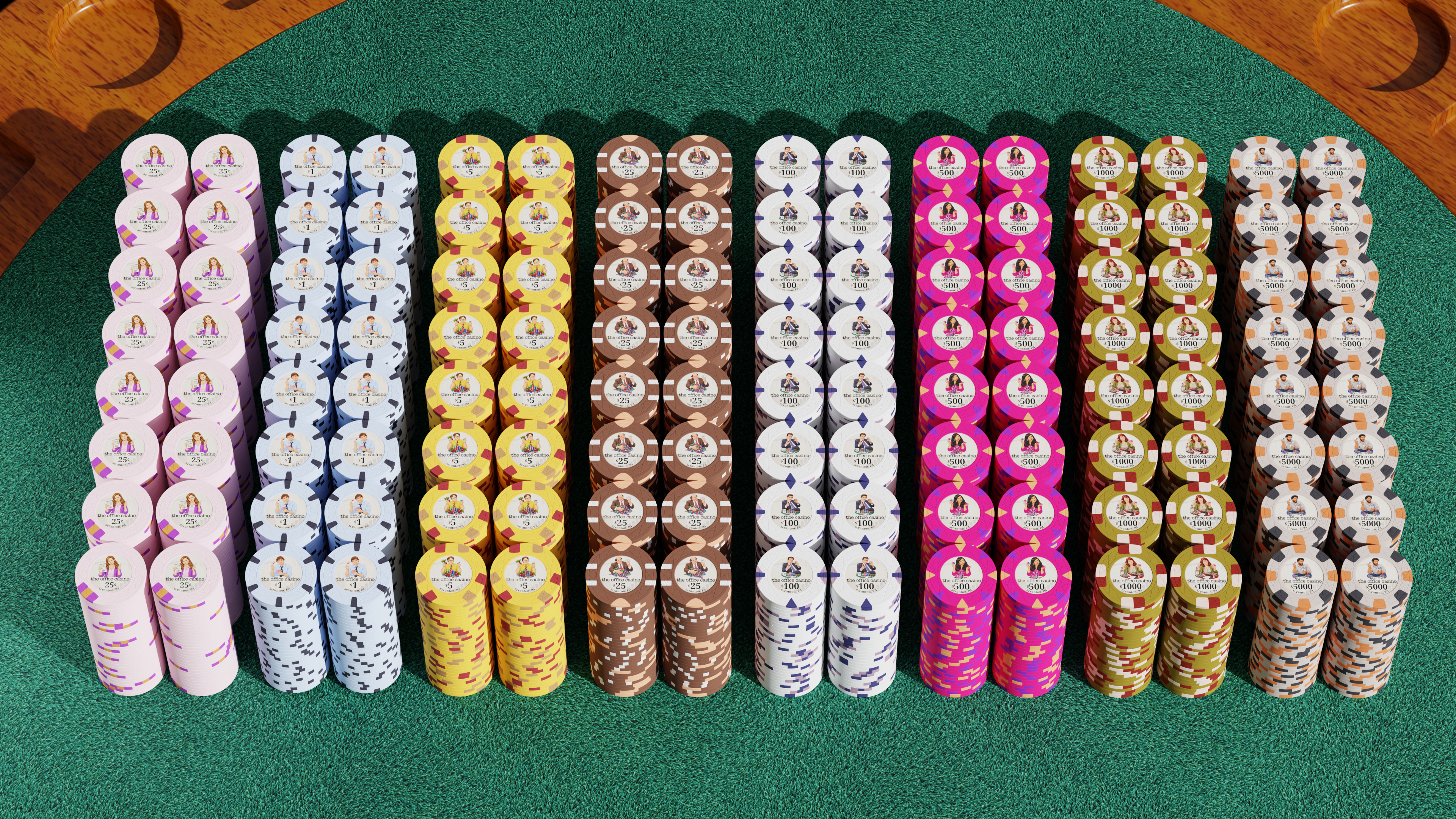 The Office Casino chips