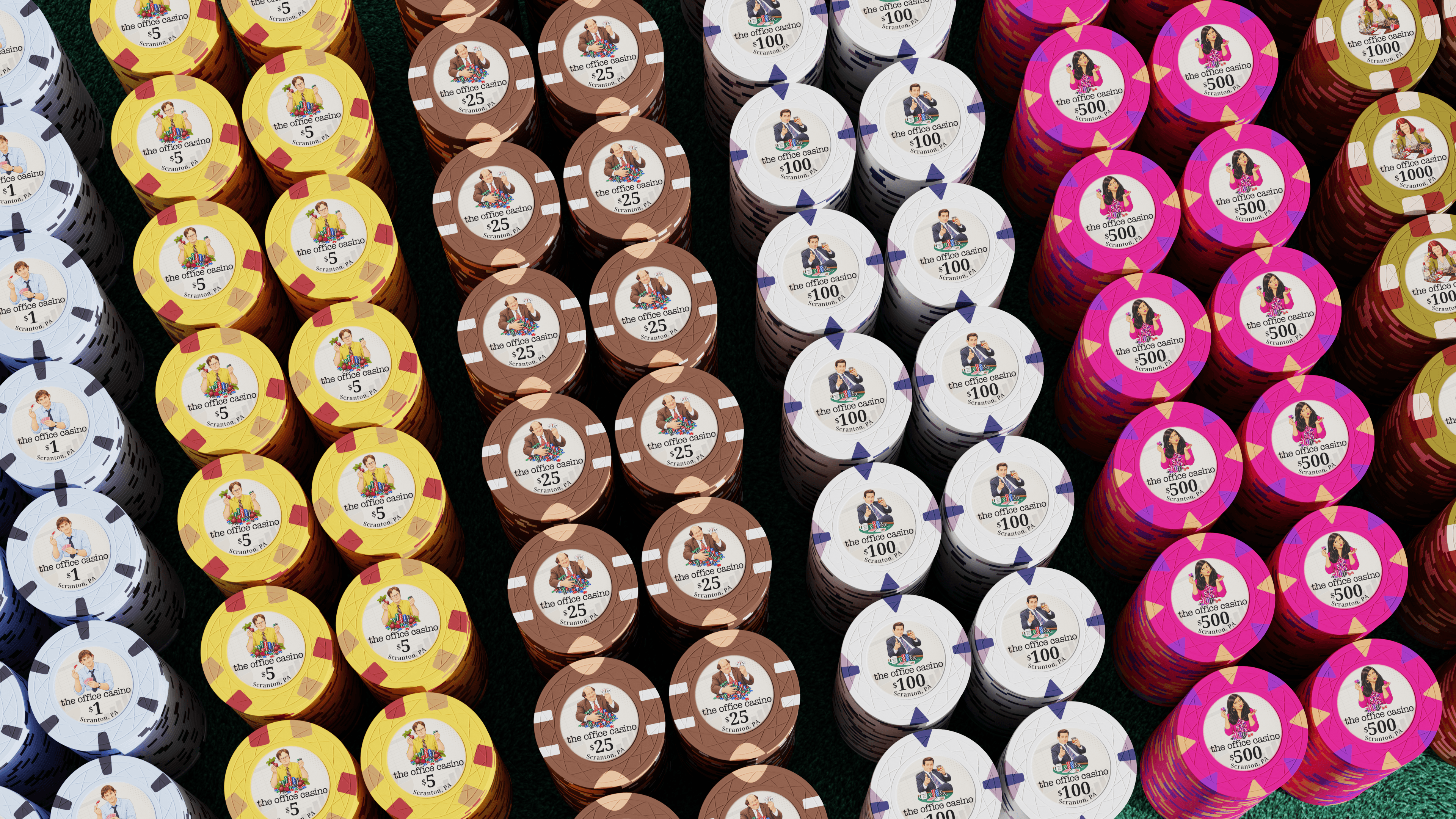 The Office Casino chips