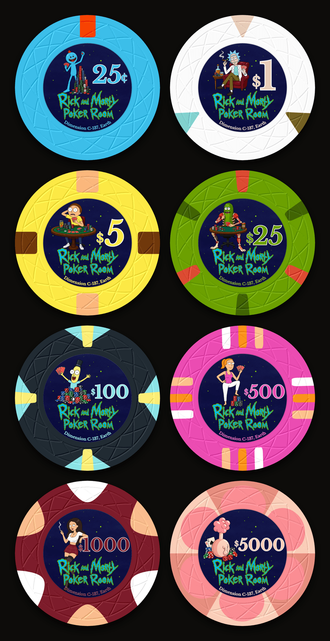 Rick and Morty Poker Room