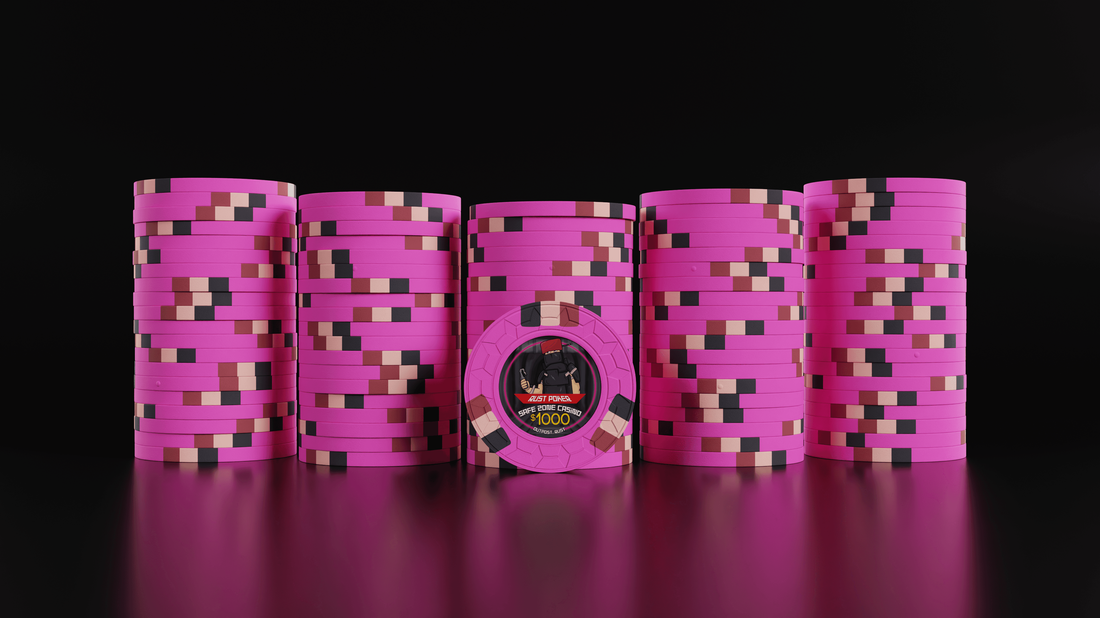 Safe Zone Casino — $1,000 chips
